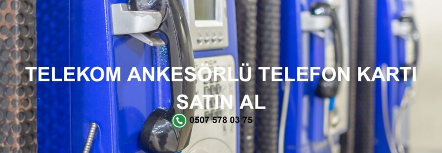 Telekom Ankesörlü Telefon Kartı Satın Al