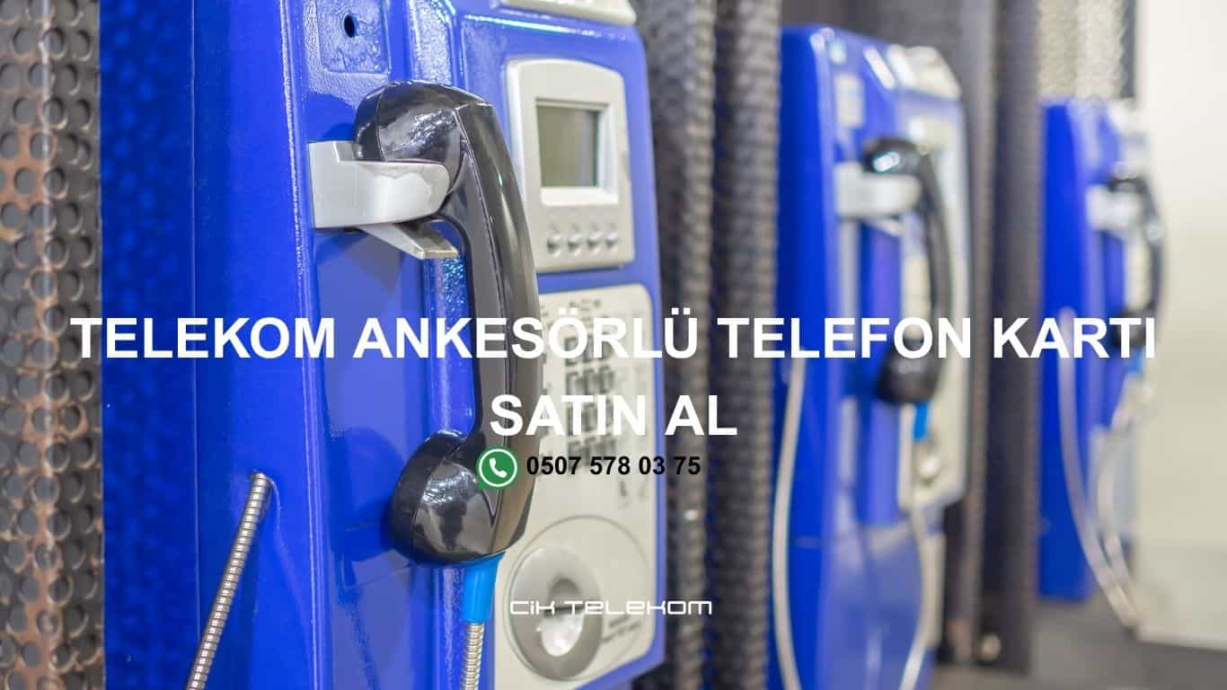 Telekom Ankesörlü Telefon Kartı Satın Al