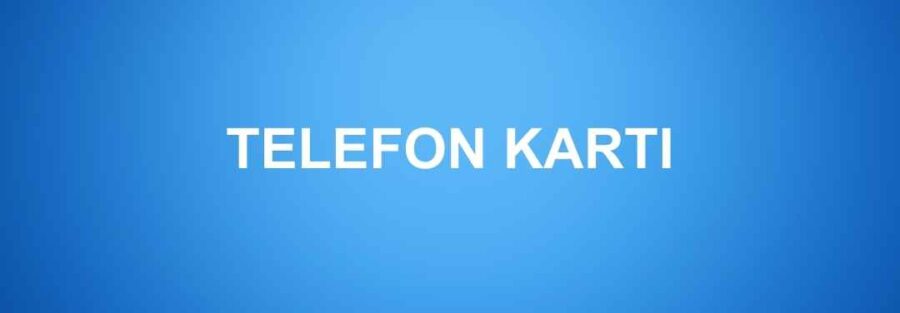 Telefon Kartı - CİK TELEKOM